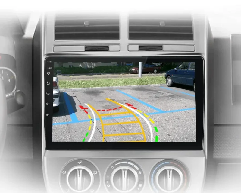 Radio Android do Jeep Compass (2007-2009) CarPlay Android Auto 4G WiFi GPS DSP