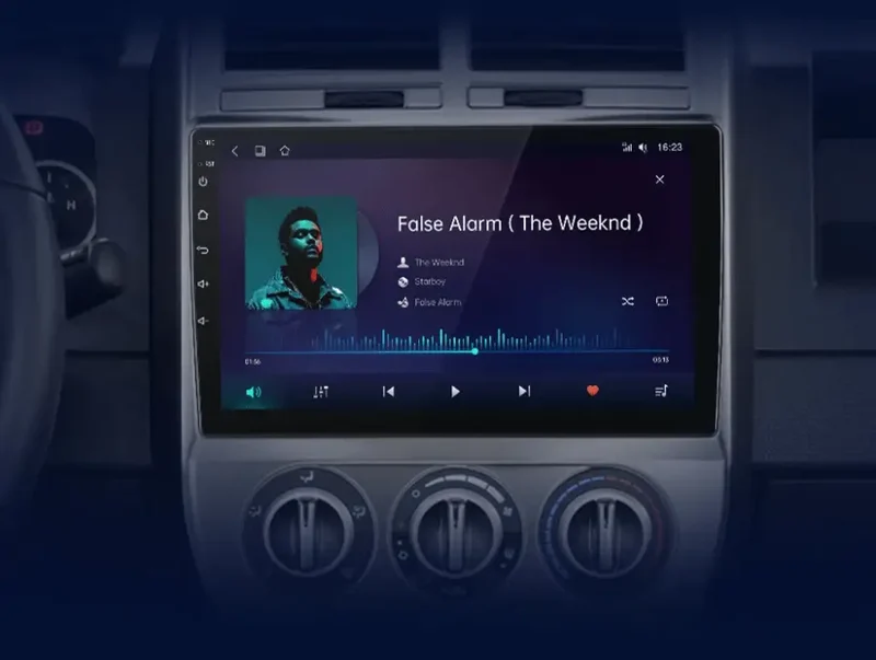 Radio Android do Jeep Compass (2007-2009) CarPlay Android Auto 4G WiFi GPS DSP