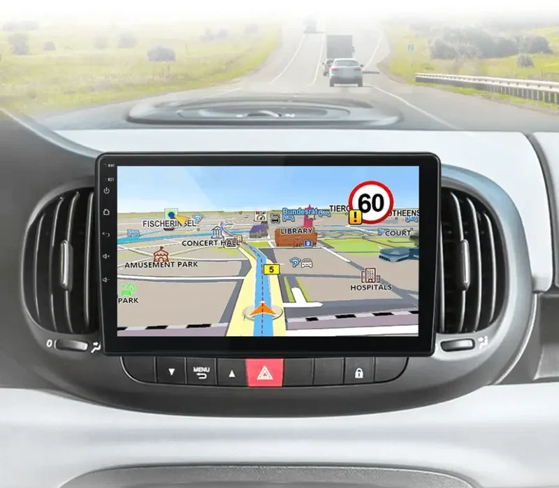 Radio Android do Fiat 500L (2012-2017) CarPlay Android Auto 4G WiFi GPS DSP