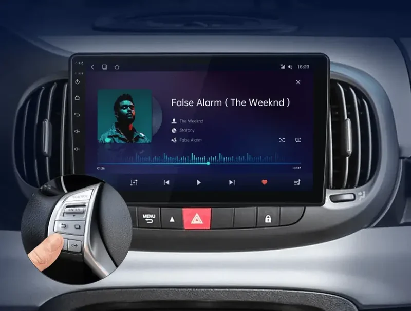 Radio Android do Fiat 500L (2012-2017) CarPlay Android Auto 4G WiFi GPS DSP