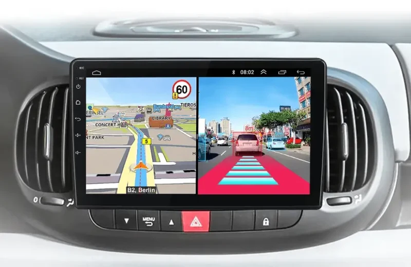 Radio Android do Fiat 500L (2012-2017) CarPlay Android Auto 4G WiFi GPS DSP
