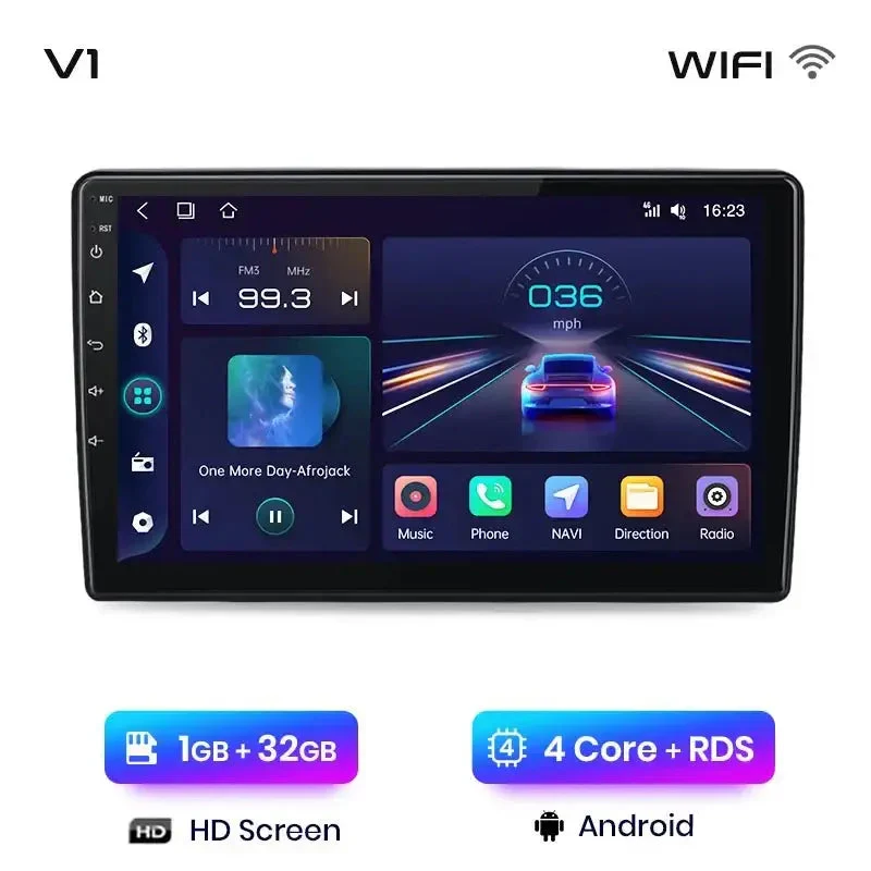 Radio Android do Fiat 500L (2012-2017) CarPlay Android Auto 4G WiFi GPS DSP
