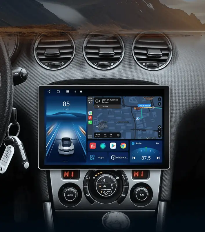 Radio Android do Peugeot 308 308SW 408 (2012-2020) CarPlay Android Auto 4G WiFi GPS DSP