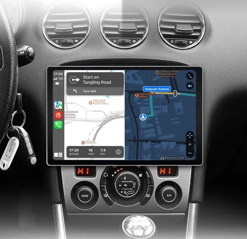 Radio Android do Peugeot 308 308SW 408 (2012-2020) CarPlay Android Auto 4G WiFi GPS DSP