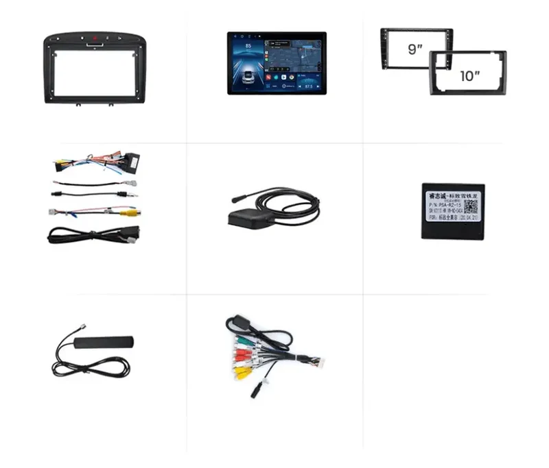 Radio Android do Peugeot 308 308SW 408 (2012-2020) CarPlay Android Auto 4G WiFi GPS DSP