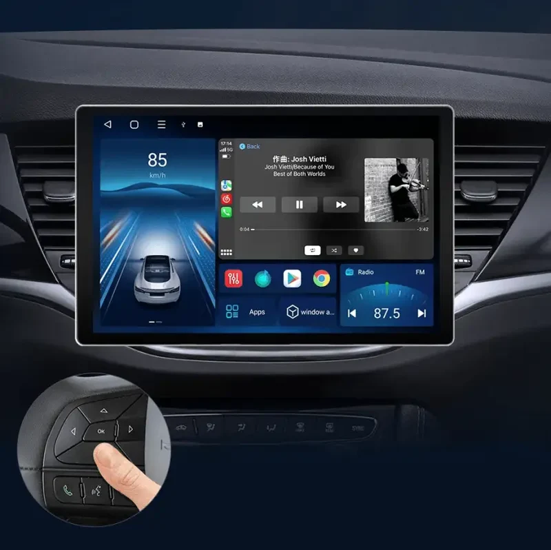 Radio Android do Opel Astra K (2015-2019) CarPlay Android Auto 4G WiFi GPS DSP