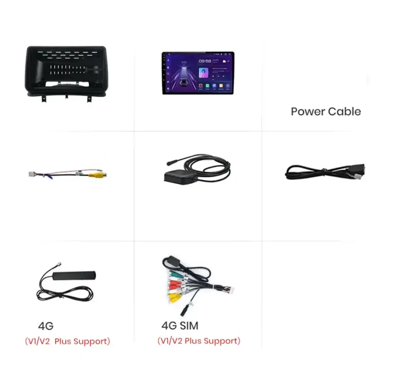 Radio Android do Renault Clio III (2005-2014) CarPlay Android Auto 4G WiFi GPS DSP