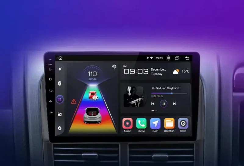 Radio Android do Jeep Grand Cherokee WJ (1998-2004) CarPlay Android Auto 4G WiFi GPS DSP