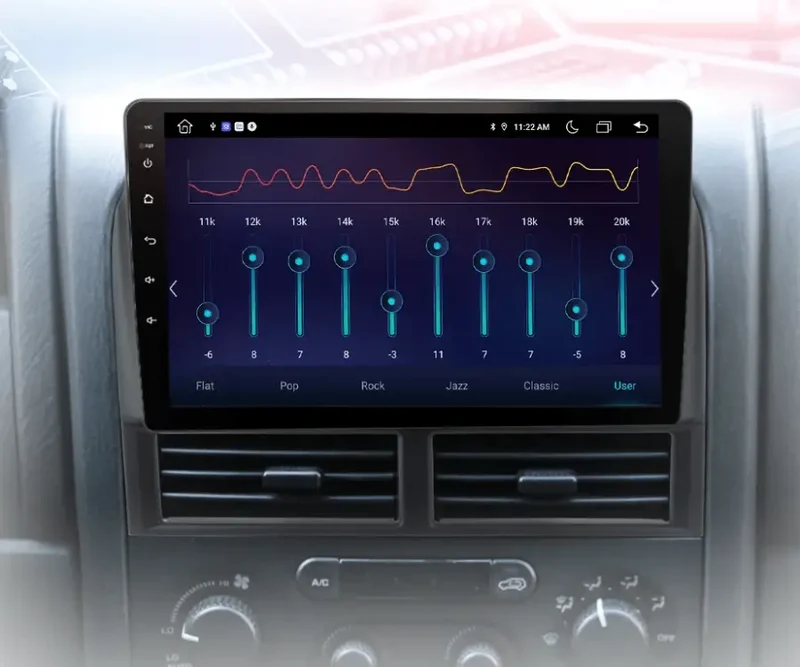 Radio Android do Jeep Grand Cherokee WJ (1998-2004) CarPlay Android Auto 4G WiFi GPS DSP