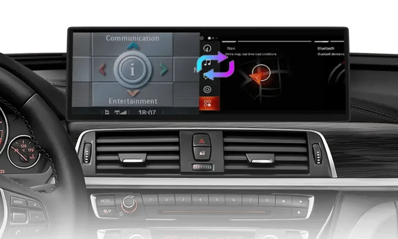 Radio Android do BMW F30 F31 F32 F33 F34 (2013-2019) CarPlay Android Auto 4G WiFi GPS DSP