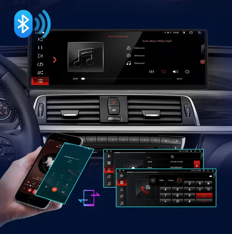 Radio Android do BMW F30 F31 F32 F33 F34 (2013-2019) CarPlay Android Auto 4G WiFi GPS DSP
