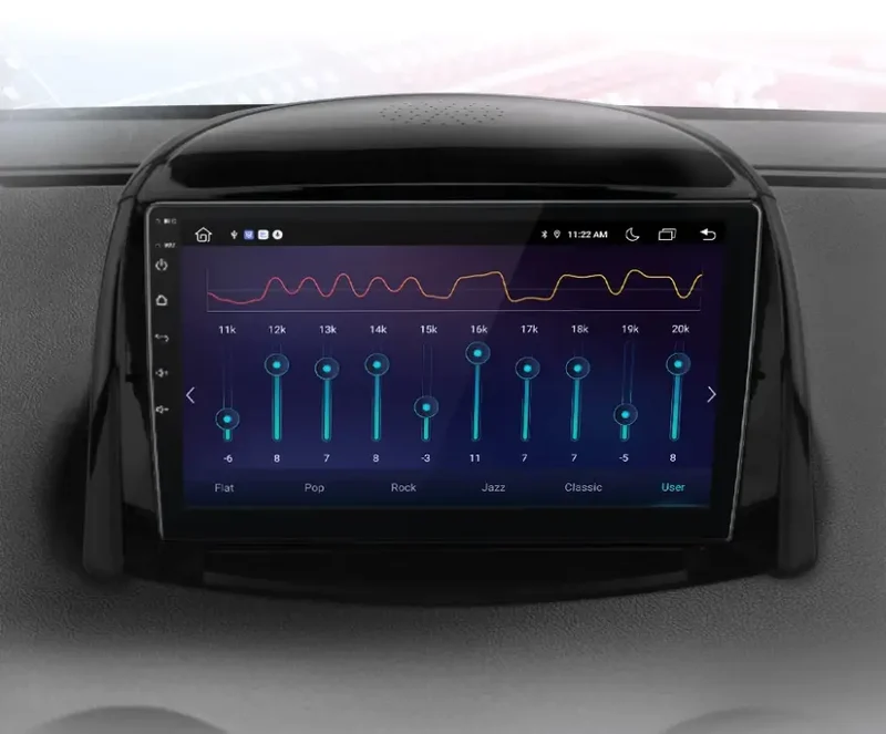 Radio Android do Renault Koleos (2008-2016) CarPlay Android Auto 4G WiFi GPS DSP