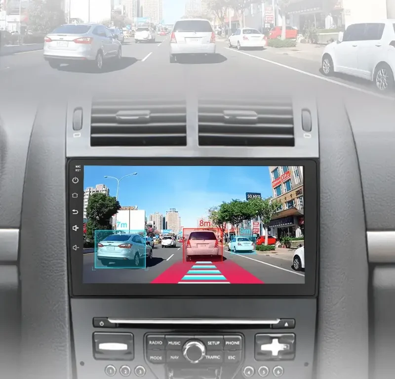 Radio Android do Peugeot 407 (2004-2011) CarPlay Android Auto 4G WiFi GPS DSP