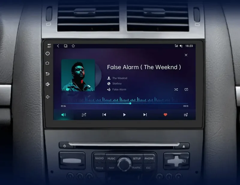 Radio Android do Peugeot 407 (2004-2011) CarPlay Android Auto 4G WiFi GPS DSP