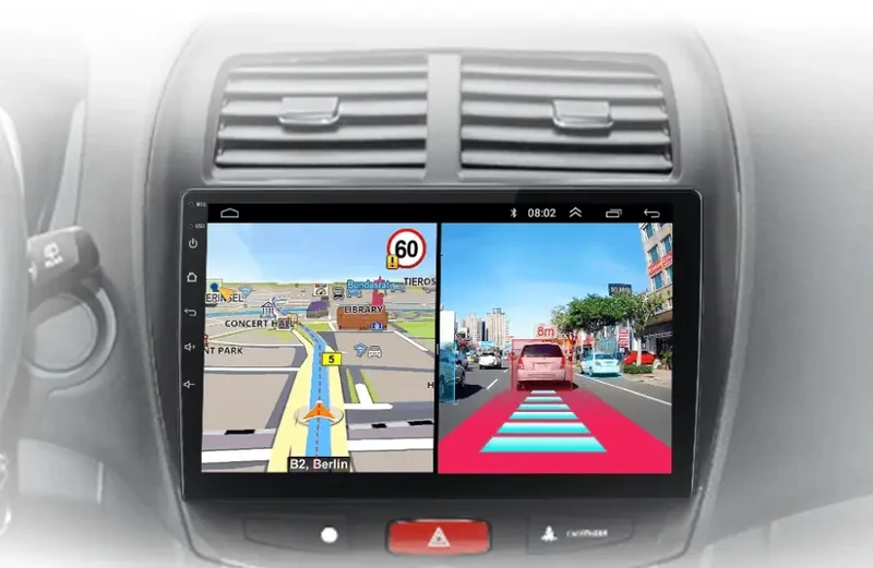 Radio Android do Mitsubishi ASX (2010-2016) CarPlay Android Auto 4G WiFi GPS DSP
