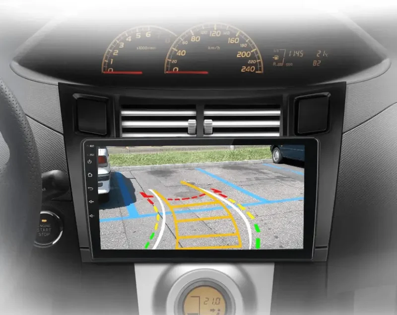 Radio Android do Toyota Yaris (2005-2012) CarPlay Android Auto 4G WiFi GPS DSP