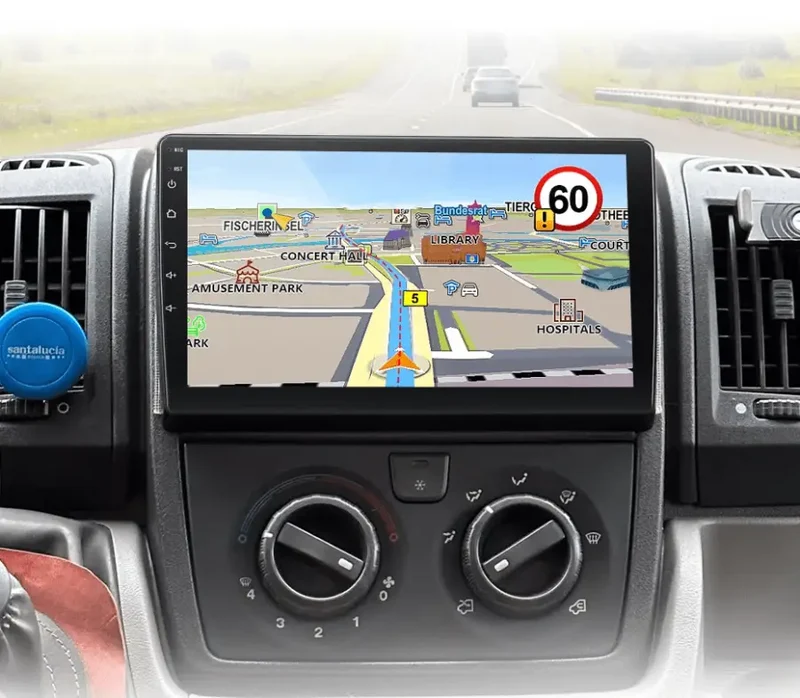 Radio Android do Fiat Ducato II Peugeot Boxer II Citroen Jumper II (2006-2015) CarPlay Android Auto 4G WiFi GPS DSP