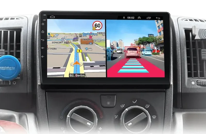 Radio Android do Fiat Ducato II Peugeot Boxer II Citroen Jumper II (2006-2015) CarPlay Android Auto 4G WiFi GPS DSP