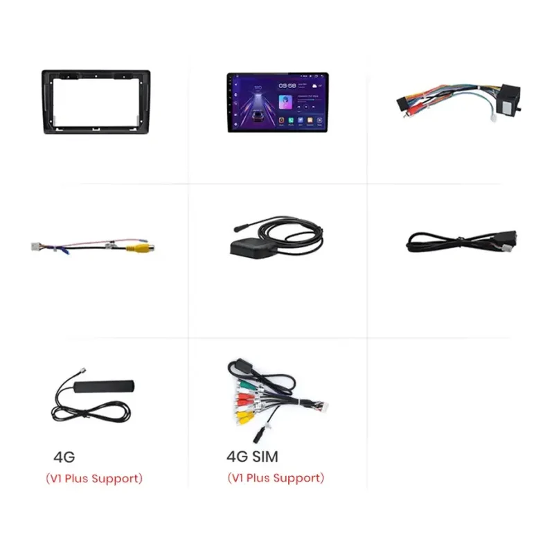 Radio Android do Fiat Ducato II Peugeot Boxer II Citroen Jumper II (2006-2015) CarPlay Android Auto 4G WiFi GPS DSP