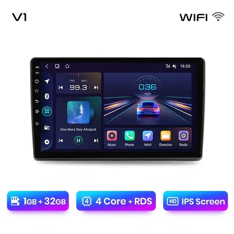 Radio Android do Fiat Ducato II Peugeot Boxer II Citroen Jumper II (2006-2015) CarPlay Android Auto 4G WiFi GPS DSP