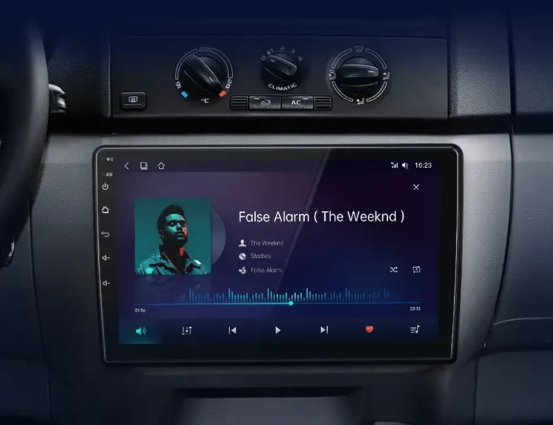 Radio Android do Skoda Fabia II (2007-2014) CarPlay Android Auto 4G WiFi GPS DSP