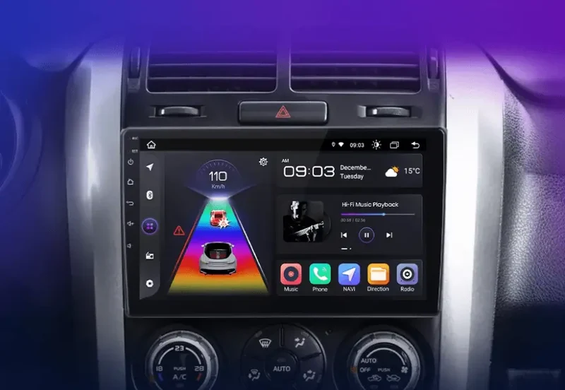 Radio Android do Suzuki Grand Vitara (2005-2015) CarPlay Android Auto 4G WiFi GPS DSP