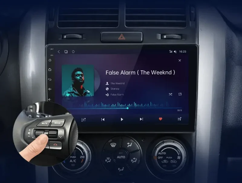 Radio Android do Suzuki Grand Vitara (2005-2015) CarPlay Android Auto 4G WiFi GPS DSP