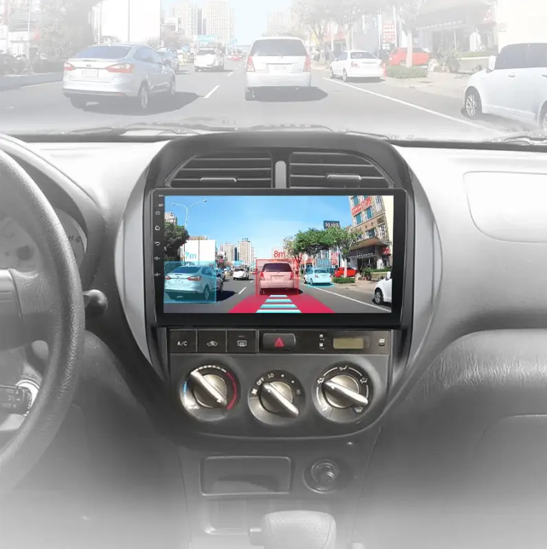 Radio Android do Toyota RAV4 (2003-2005) CarPlay Android Auto 4G WiFi GPS DSP