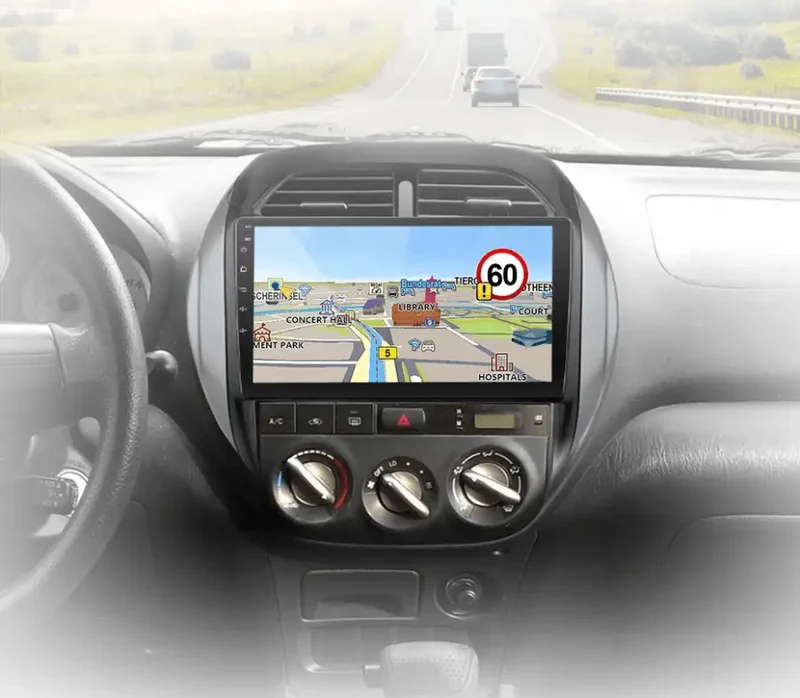 Radio Android do Toyota RAV4 (2003-2005) CarPlay Android Auto 4G WiFi GPS DSP