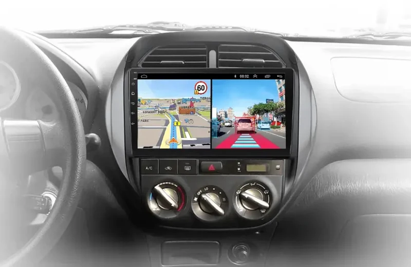 Radio Android do Toyota RAV4 (2003-2005) CarPlay Android Auto 4G WiFi GPS DSP