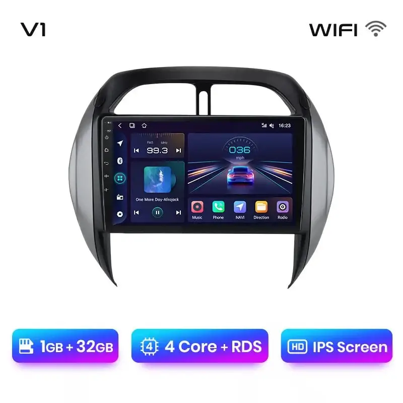 Radio Android do Toyota RAV4 (2003-2005) CarPlay Android Auto 4G WiFi GPS DSP