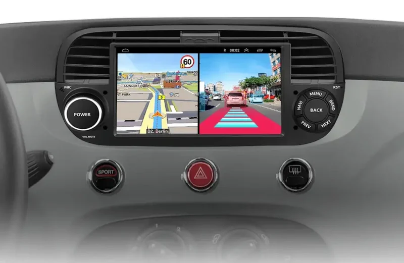 Radio Android do Fiat Tipo Egea (2015-2017) CarPlay Android Auto 4G WiFi GPS DSP