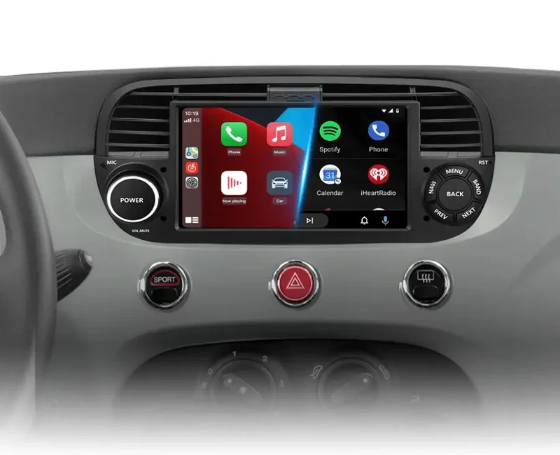Radio Android do Fiat Tipo Egea (2015-2017) CarPlay Android Auto 4G WiFi GPS DSP