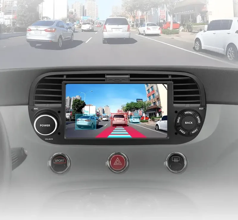 Radio Android do Fiat Tipo Egea (2015-2017) CarPlay Android Auto 4G WiFi GPS DSP