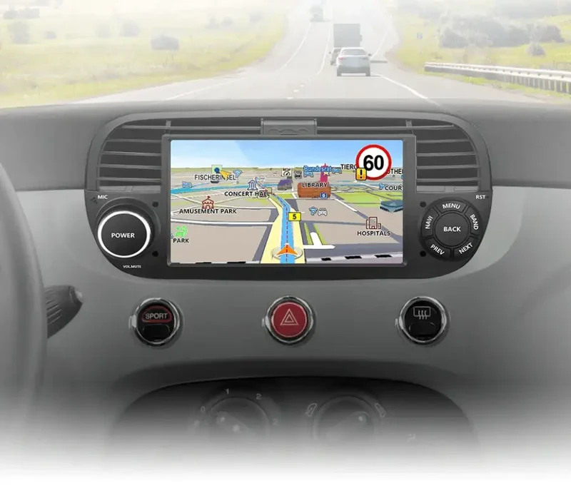 Radio Android do Fiat Tipo Egea (2015-2017) CarPlay Android Auto 4G WiFi GPS DSP
