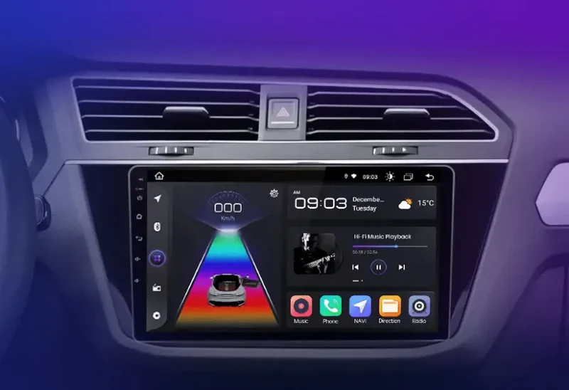 Radio Android do Volkswagen VW Tiguan (2016-2020) CarPlay Android Auto 4G WiFi GPS DSP
