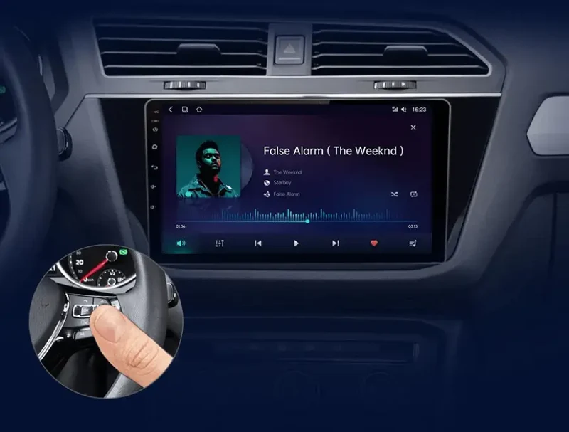 Radio Android do Volkswagen VW Tiguan (2016-2020) CarPlay Android Auto 4G WiFi GPS DSP