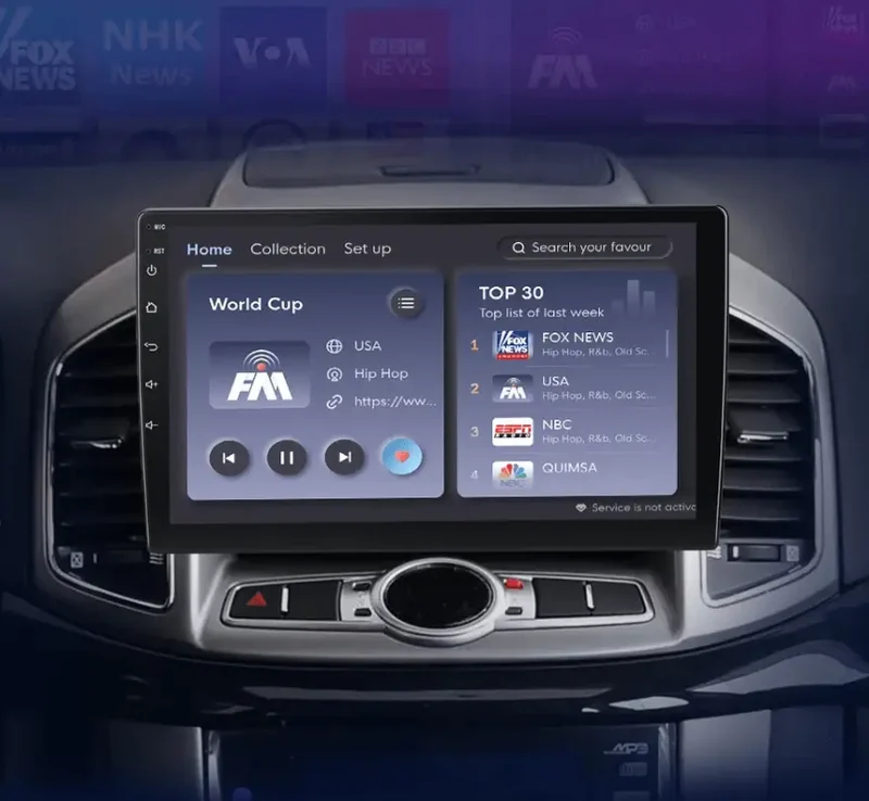 Radio Android do Chevrolet Captiva (2011-2016) CarPlay Android Auto 4G WiFi GPS DSP