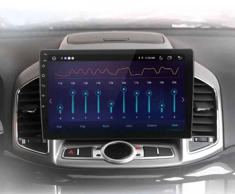 Radio Android do Chevrolet Captiva (2011-2016) CarPlay Android Auto 4G WiFi GPS DSP