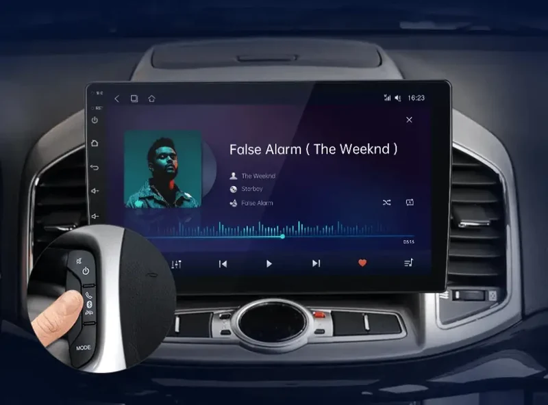 Radio Android do Chevrolet Captiva (2011-2016) CarPlay Android Auto 4G WiFi GPS DSP