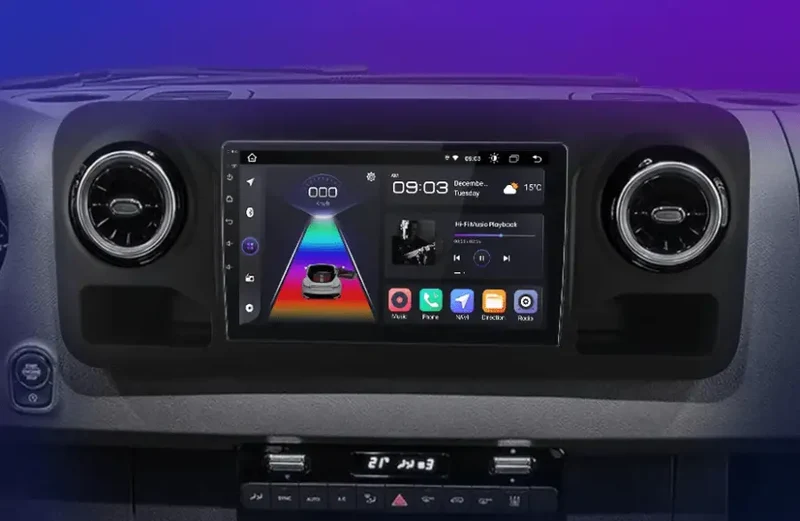 Radio Android do Mercedes-Benz Sprinter (2018-2022) CarPlay Android Auto 4G WiFi GPS DSP