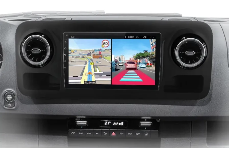 Radio Android do Mercedes-Benz Sprinter (2018-2022) CarPlay Android Auto 4G WiFi GPS DSP