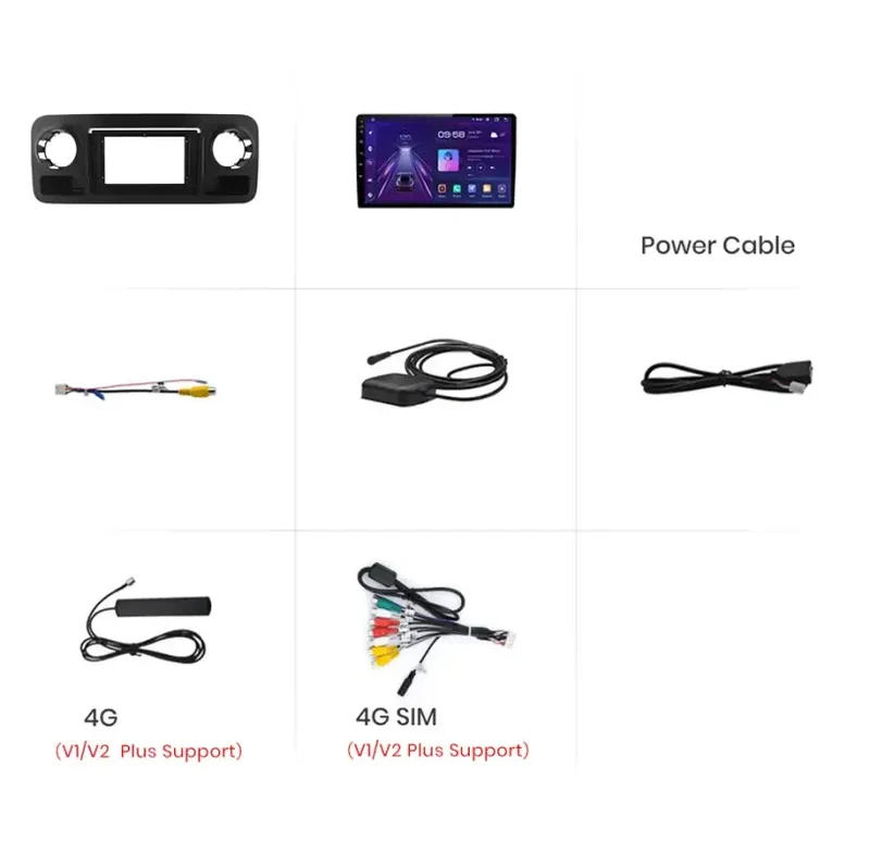 Radio Android do Mercedes-Benz Sprinter (2018-2022) CarPlay Android Auto 4G WiFi GPS DSP