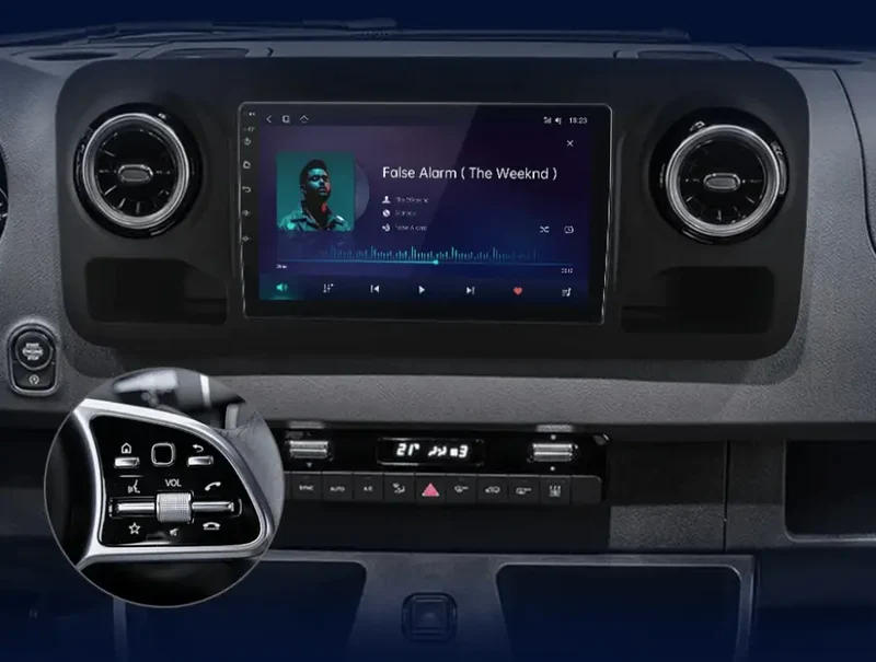 Radio Android do Mercedes-Benz Sprinter (2018-2022) CarPlay Android Auto 4G WiFi GPS DSP