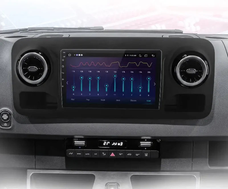 Radio Android do Mercedes-Benz Sprinter (2018-2022) CarPlay Android Auto 4G WiFi GPS DSP
