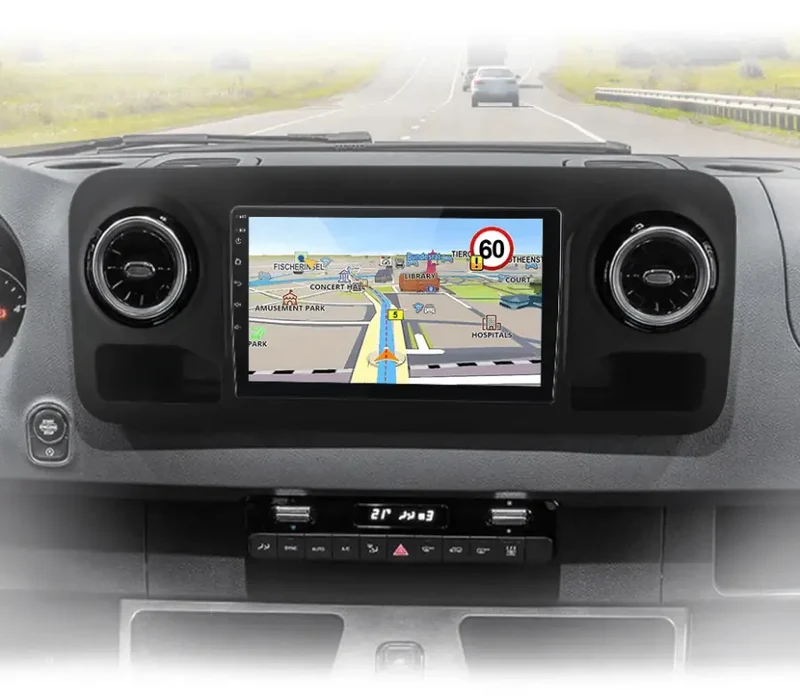 Radio Android do Mercedes-Benz Sprinter (2018-2022) CarPlay Android Auto 4G WiFi GPS DSP