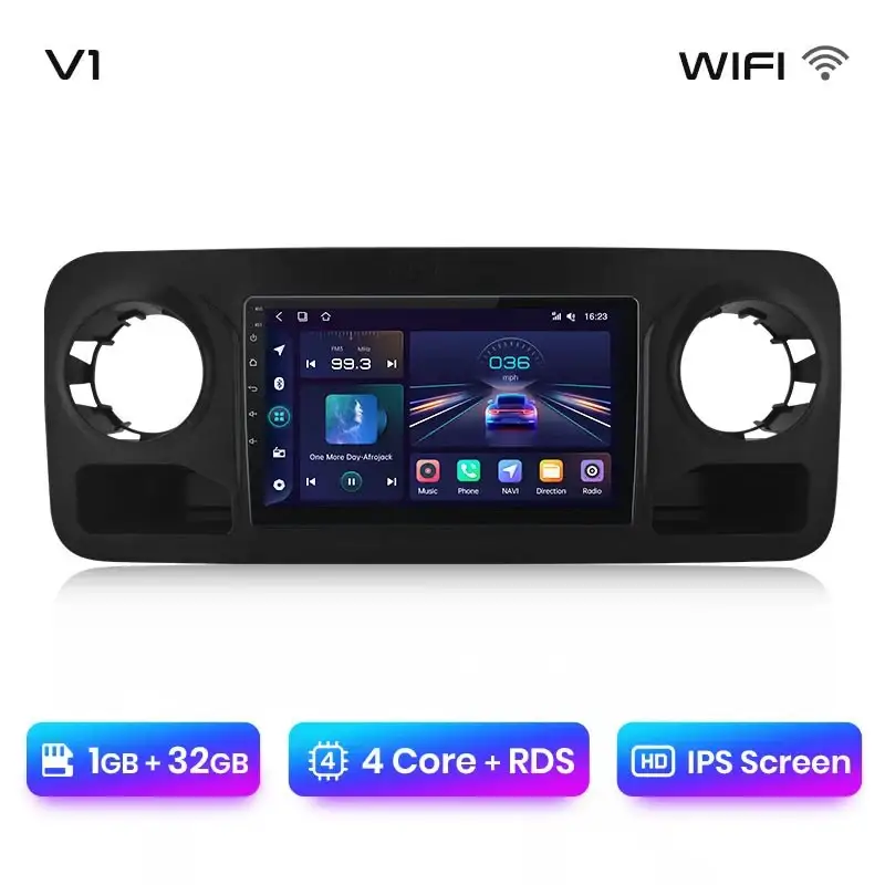 Radio Android do Mercedes-Benz Sprinter (2018-2022) CarPlay Android Auto 4G WiFi GPS DSP