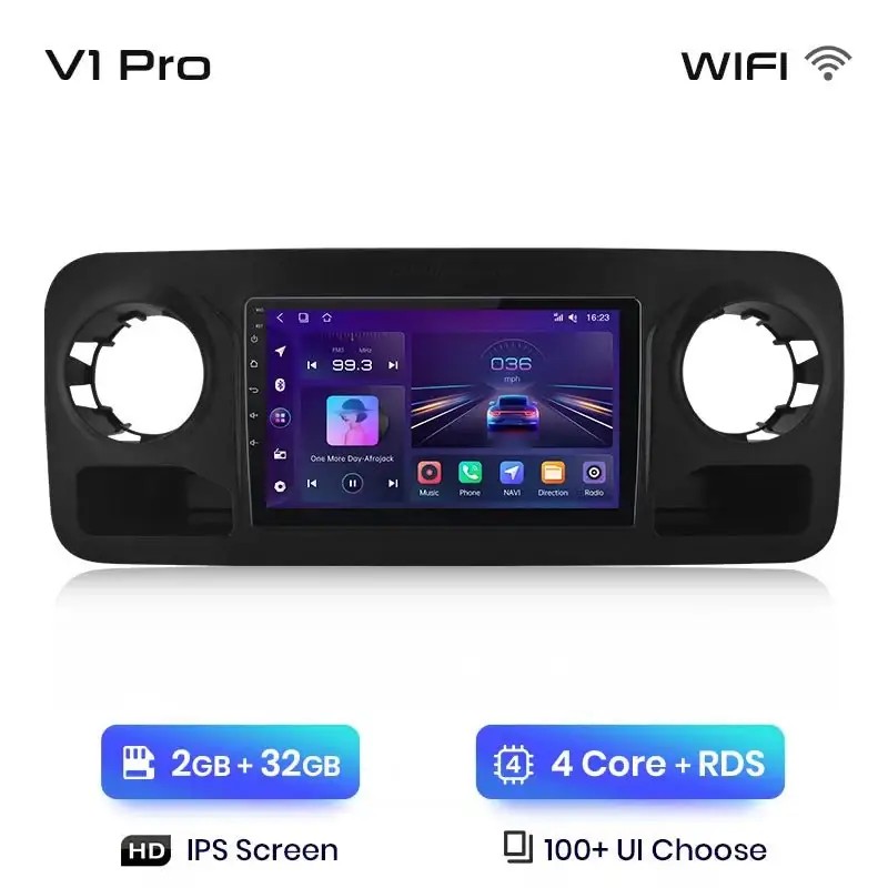 Radio Android do Mercedes-Benz Sprinter (2018-2022) CarPlay Android Auto 4G WiFi GPS DSP