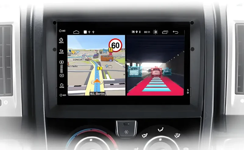Radio Android do Fiat Ducato Citroen Jumper Peugeot Boxer 2012-2015 (2008-2015) CarPlay Android Auto 4G WiFi GPS DSP