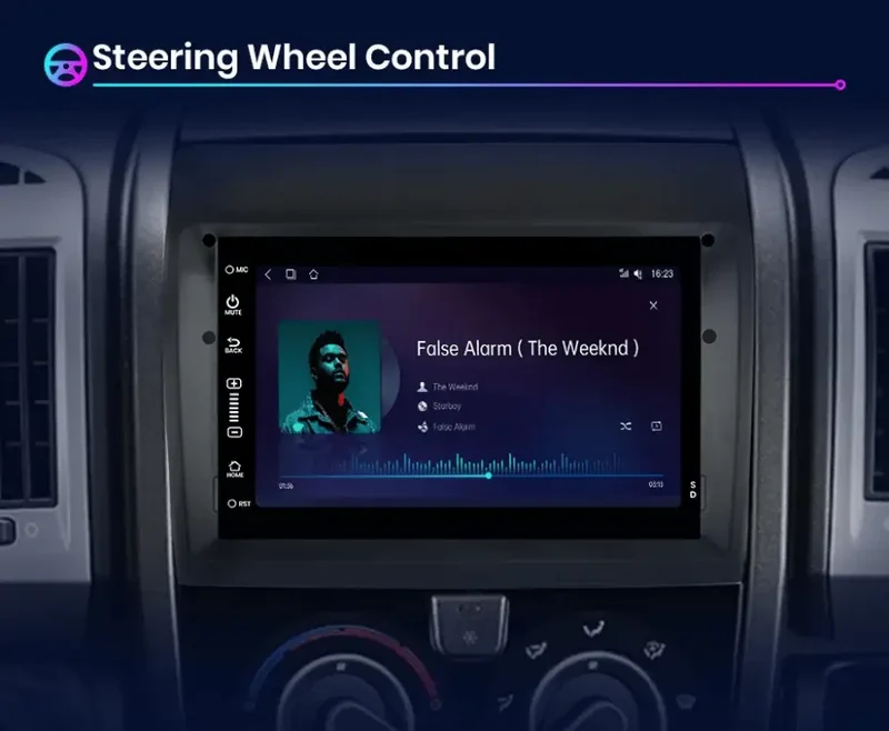 Radio Android do Fiat Ducato Citroen Jumper Peugeot Boxer 2012-2015 (2008-2015) CarPlay Android Auto 4G WiFi GPS DSP